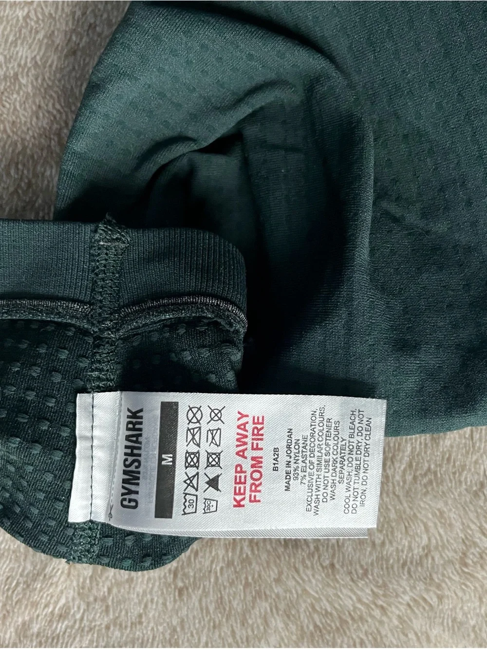 Gymshark Seamless Leggings in Dark Green